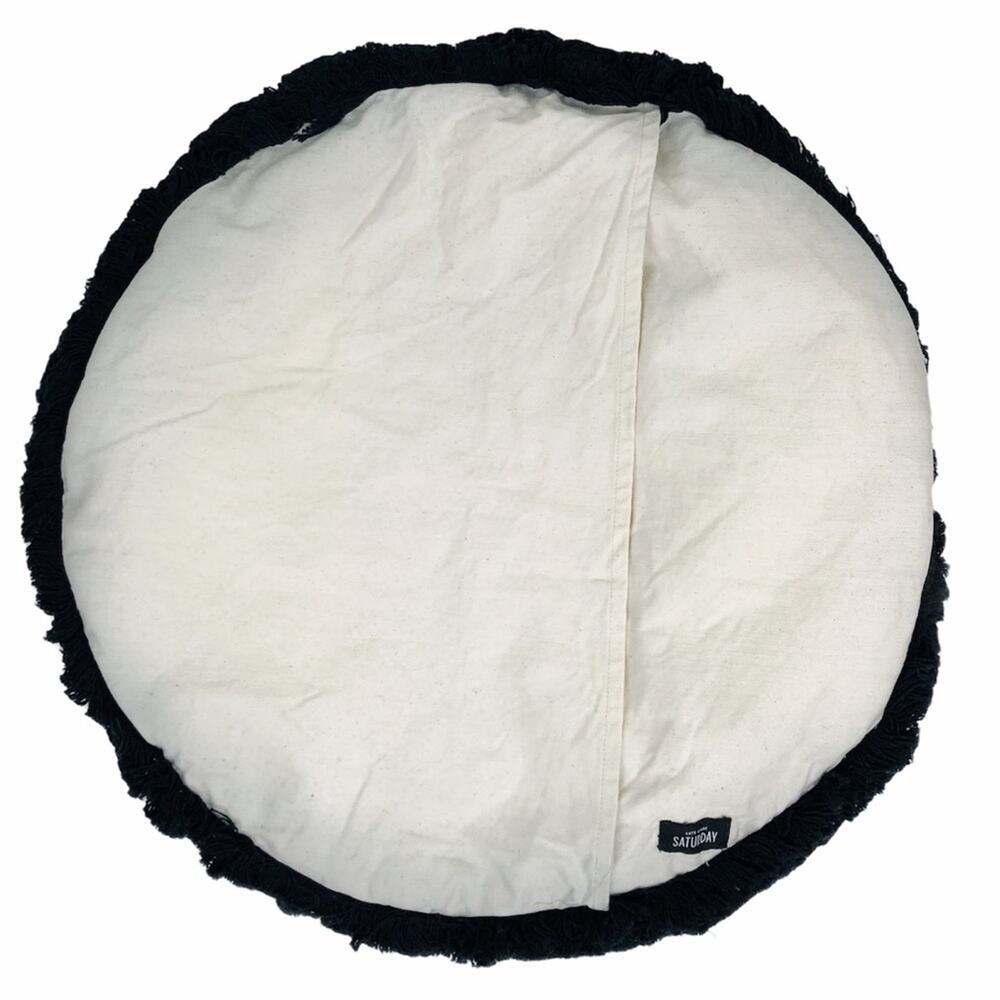 Kate Spade Saturday NEW Circle Fringe Pillow Cover - Picture 2 of 7